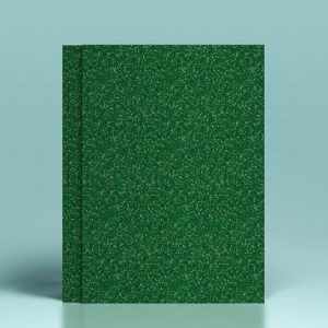 Carton verde padure cu sclipici - A4