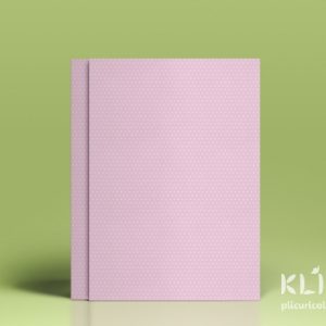 Carton decorat A4 - Pastel Pink dots - 5 buc