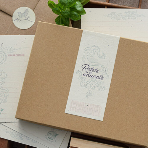 Retete atunate este un set cadou de papetarie pentru bucatarie